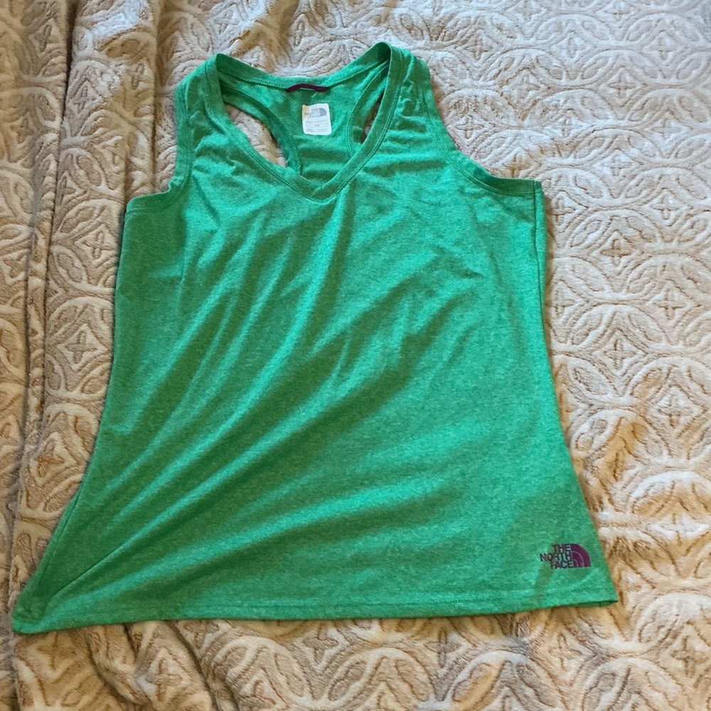The North Face VaporWick Green Racerback Tank Top Women’s Medium - Picture 2 of 4